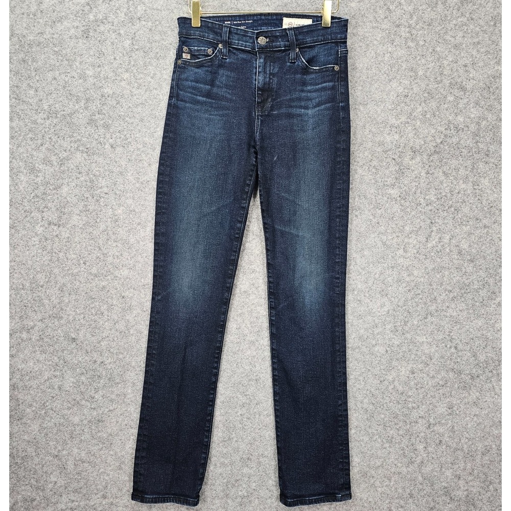 AG ED Denim Mari Jeans Womens Blue Dark Slim Straight ADRIANO GOLDSCHMIED 27x29